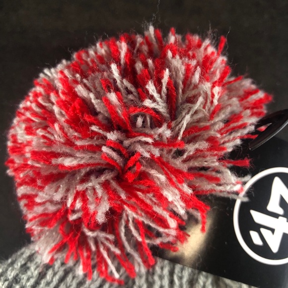 Ohio State Buckeyes Winter Knit Hat w/ Cuff NWT OSU Pom NEW FortySeven Brand '47 - Picture 6 of 14
